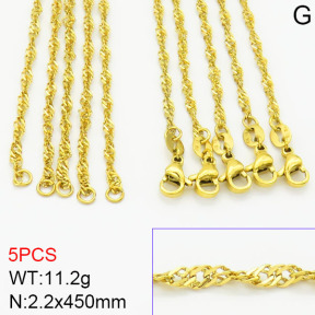 Stainless Steel Necklace  2N2001319vihb-900