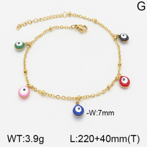 Stainless Steel Anklets  5A9000501vbmb-610