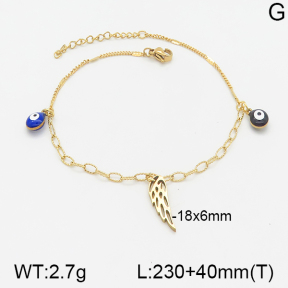 Stainless Steel Anklets  5A9000505vbmb-610
