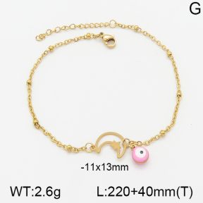 Stainless Steel Anklets  5A9000513ablb-610
