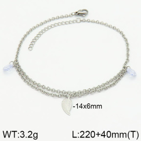 Stainless Steel Anklets  2A9000644ablb-610