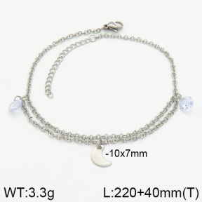 Stainless Steel Anklets  2A9000650ablb-610