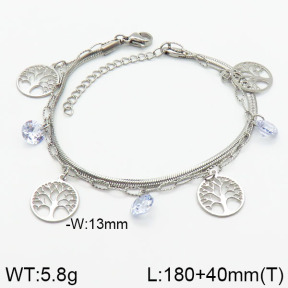 Stainless Steel Bracelet  2B4001529bvpl-610