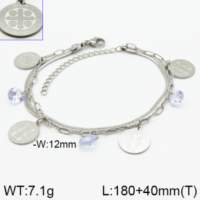 Stainless Steel Bracelet  2B4001532bvpl-610