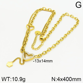 Stainless Steel Necklace  2N4000863vhkb-662