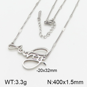 Stainless Steel Necklace  5N2001165bhia-261