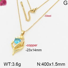 Fashion Copper Necklace  F5N400523vhha-K69