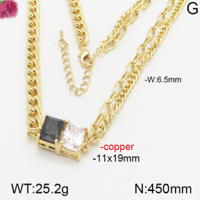Fashion Copper Necklace  F5N400533vhnl-K69