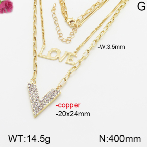 Fashion Copper Necklace  F5N400537ahlv-K69