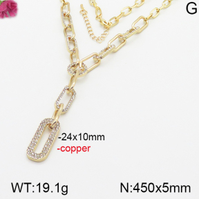 Fashion Copper Necklace  F5N400540vhkb-K69