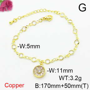 Fashion Copper Bracelet  F6B405101bbml-L002