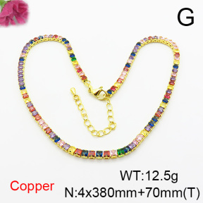 Fashion Copper Necklace  F6N404065vhkb-L002