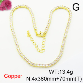 Fashion Copper Necklace  F6N404066ahjb-L002