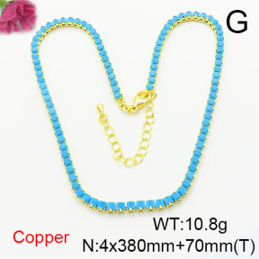 Fashion Copper Necklace  F6N404067vhkb-L002