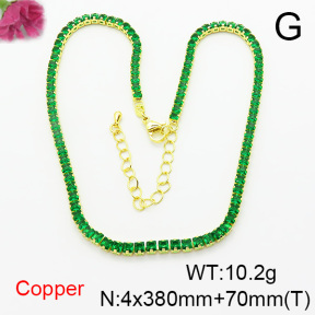 Fashion Copper Necklace  F6N404069vhkb-L002