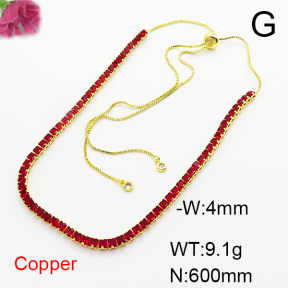 Fashion Copper Necklace  F6N404077vhkb-L002
