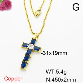 Fashion Copper Necklace  F6N404083aakl-L002