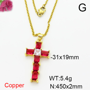 Fashion Copper Necklace  F6N404086aakl-L002