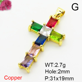 Fashion Copper Pendant  F6P400263aakl-L002