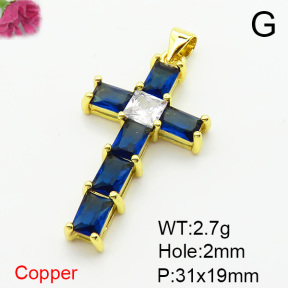 Fashion Copper Pendant  F6P400264aakl-L002