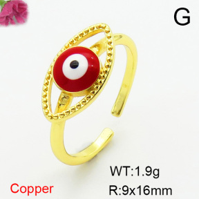 Fashion Copper Ring  F6R300296aajl-L002