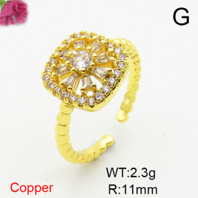 Fashion Copper Ring  F6R401056ablb-L002