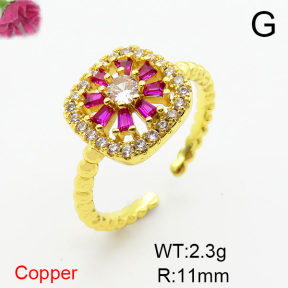 Fashion Copper Ring  F6R401057ablb-L002