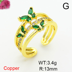 Fashion Copper Ring  F6R401067ablb-L002
