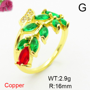 Fashion Copper Ring  F6R401069ablb-L002
