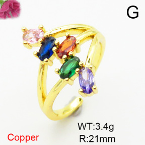 Fashion Copper Ring  F6R401070aakl-L002