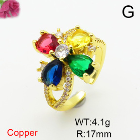 Fashion Copper Ring  F6R401073vbll-L002
