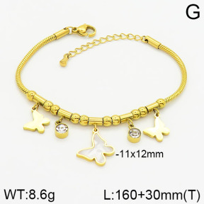 Stainless Steel Bracelet  2B4001552vhhl-669
