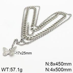 Stainless Steel Necklace  2N2001324bhva-669