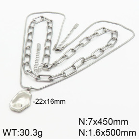 Stainless Steel Necklace  2N2001325bvpl-669