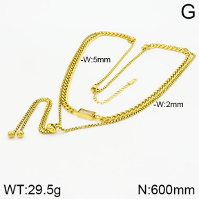 Stainless Steel Necklace  2N4000886ahjb-669