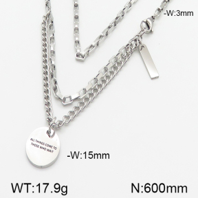 Stainless Steel Necklace  5N2001187ahjb-261