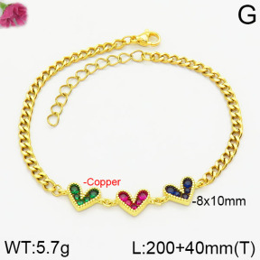 Fashion Copper Bracelet  F2B400860ahjb-J39