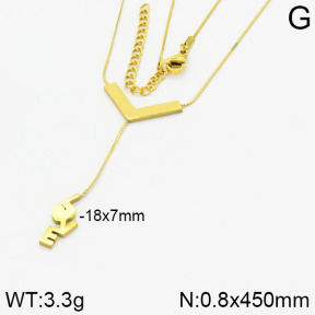 Stainless Steel Necklace  2N2001370aajo-413