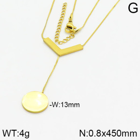 Stainless Steel Necklace  2N2001374aajo-413