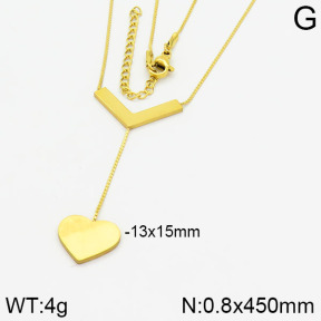 Stainless Steel Necklace  2N2001377aajo-413