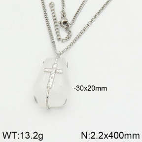 Stainless Steel Necklace  2N4000894ahjb-666