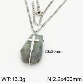 Stainless Steel Necklace  2N4000895ahjb-666