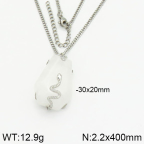 Stainless Steel Necklace  2N4000896ahjb-666