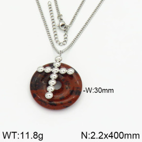 Stainless Steel Necklace  2N4000898ahjb-666