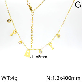 Stainless Steel Necklace  2N4000940vbnl-413