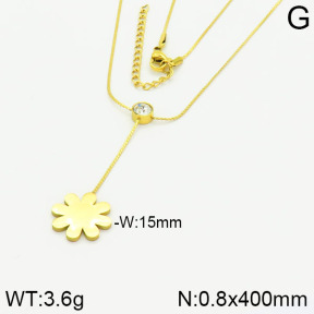 Stainless Steel Necklace  2N4000942aajl-413