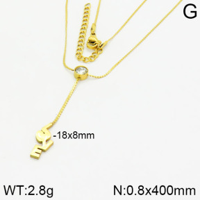 Stainless Steel Necklace  2N4000943aajl-413