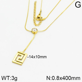 Stainless Steel Necklace  2N4000944aajl-413