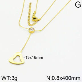Stainless Steel Necklace  2N4000947aajl-413