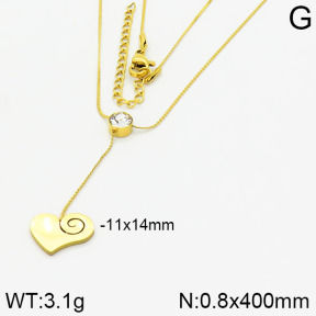 Stainless Steel Necklace  2N4000948aajl-413